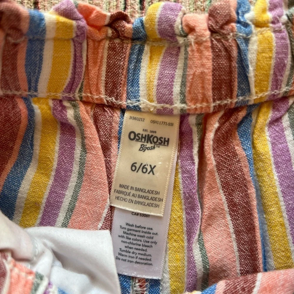 OshKosh B'gosh Striped Multicolor Shorts